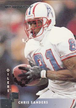 Chris Sanders Tennessee Oilers 1997 Donruss NFL #42